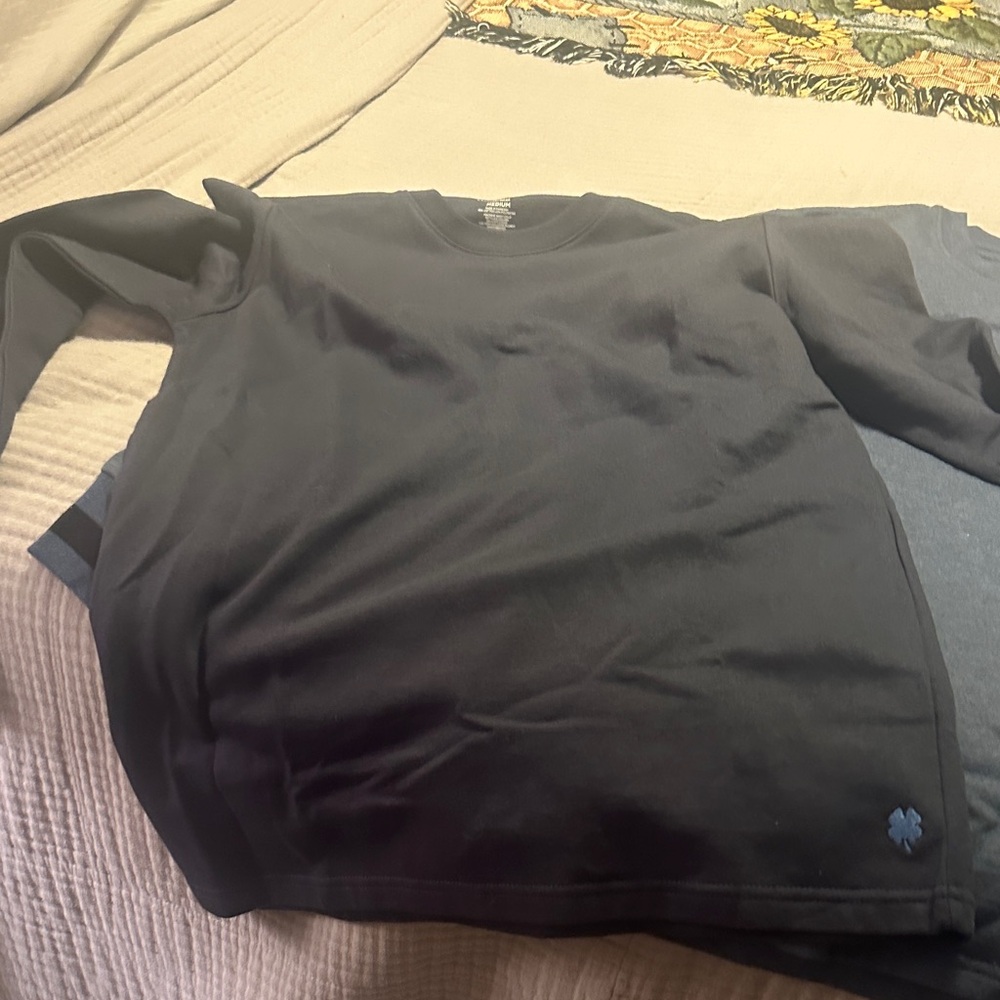 Dark grey & Blue Long Sleeve Shirt light weight medium                 Both (2)